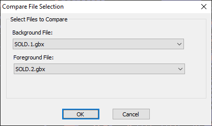 gerbview compare layer selection